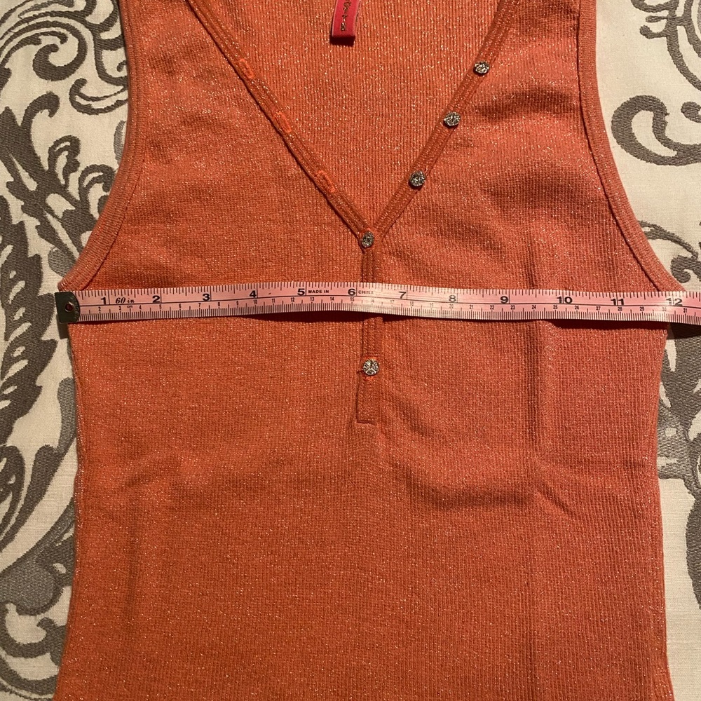 Charlotte Tarantula Rhinestone Tank Top - Picture 6 of 6